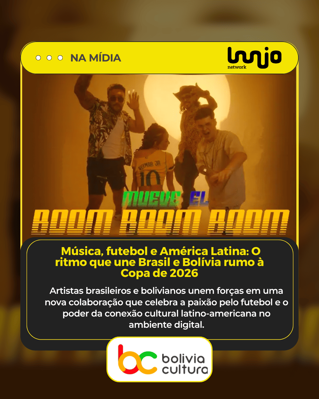 Já imaginou a mistura da energia do futebol com o ritmo vibrante da música latina? 🇧🇷🇧🇴
